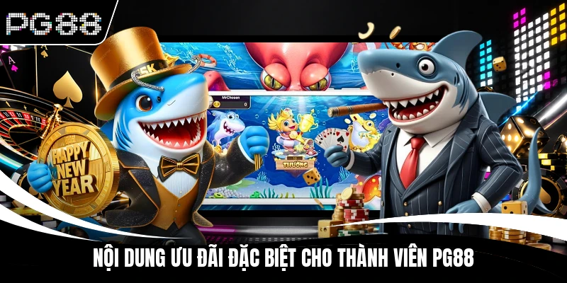 Nội dung ưu đãi đặc biệt cho thành viên PG88