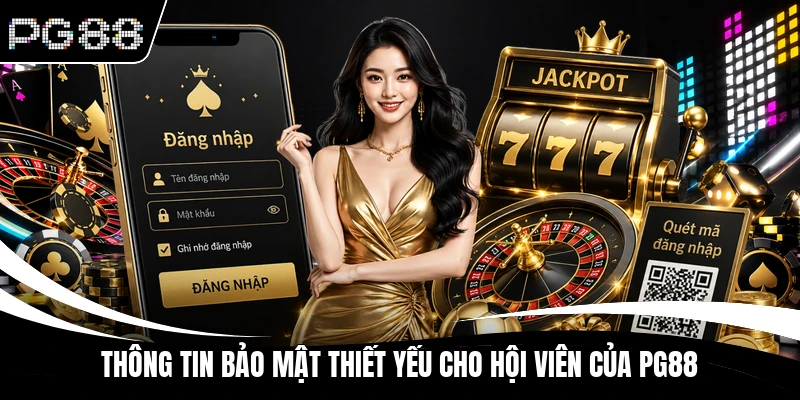 Thông tin bảo mật thiết yếu cho hội viên của PG88